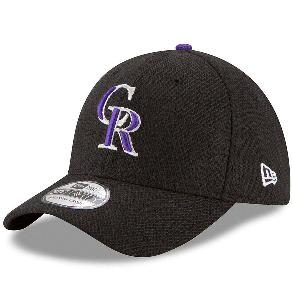[11403325] Mens New Era MLB Diamond Era Classic 39Thirty Stretch Cap Colorado Rockies