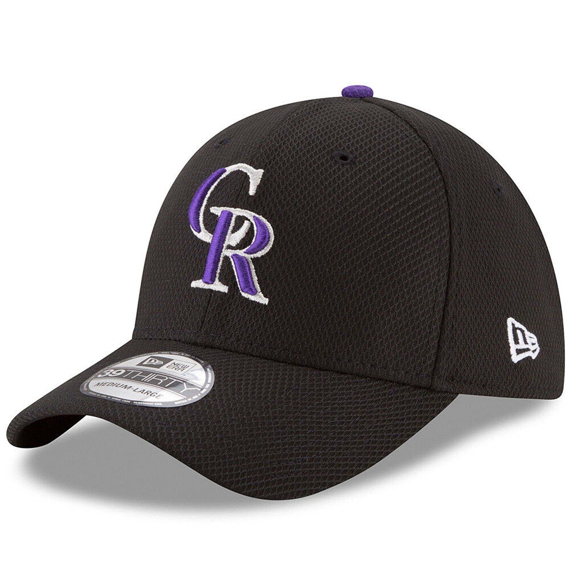 [11403325] Mens New Era MLB Diamond Era Classic 39Thirty Stretch Cap Colorado Rockies