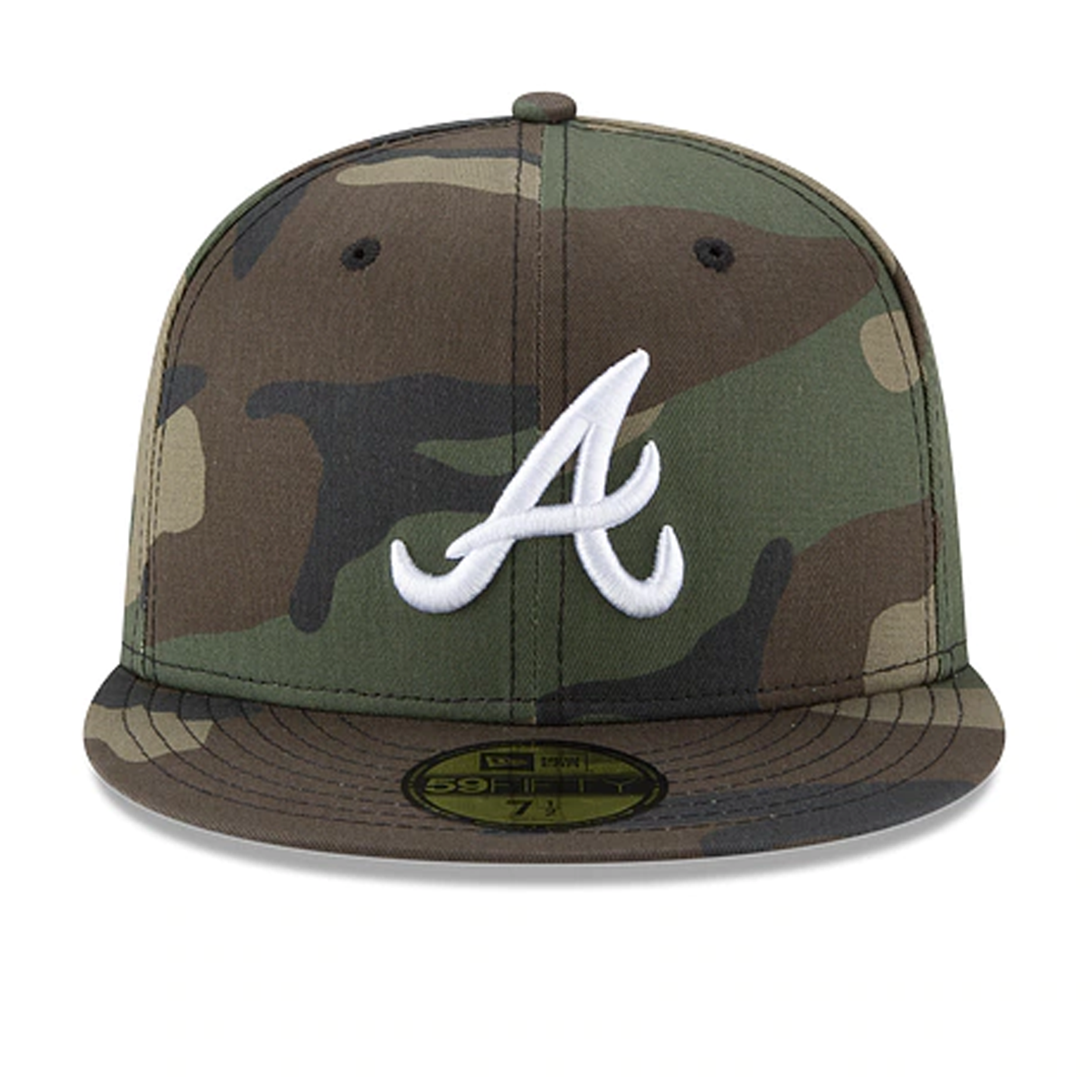 [11941978] Mens New Era MLB Authentic Collection 59Fifty Fitted - Atlanta Braves