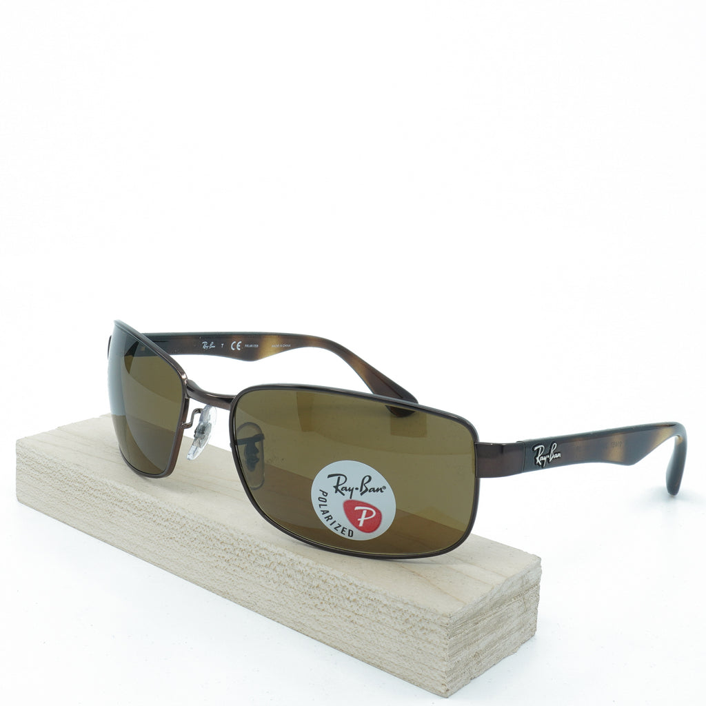 [RB3478-014/57_60] Mens Ray-Ban Rectangular Polarized Sunglasses