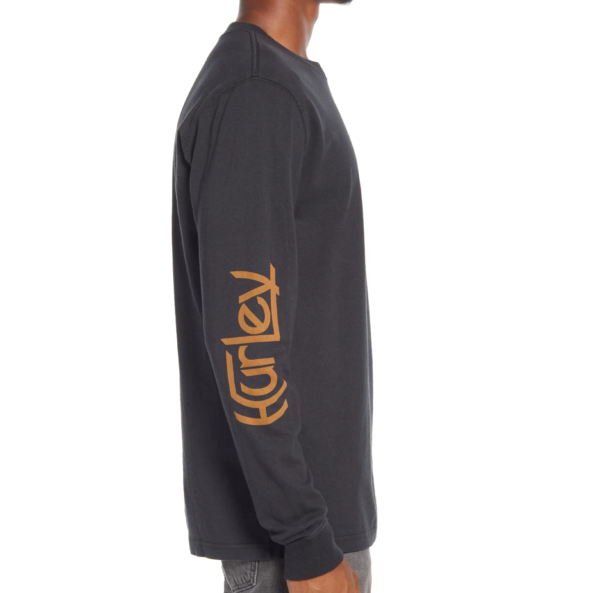 [BQ4159-010] Mens Hurley Carhartt Long Sleeve Graphic Tee Shirt