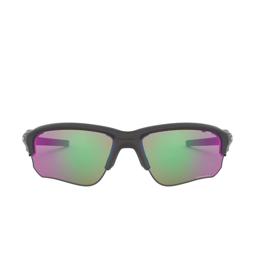 [OO9373-04] Mens Oakley Flak Draft (A) Sunglasses - Steel/Prizm Golf