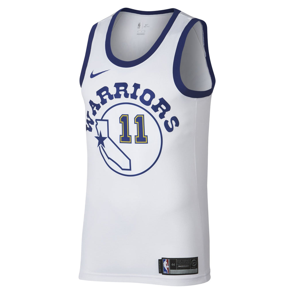 [904152-102] Mens Nike NBA GS Warriors Klay Thompson Hardwood Classics Swingman Jersey