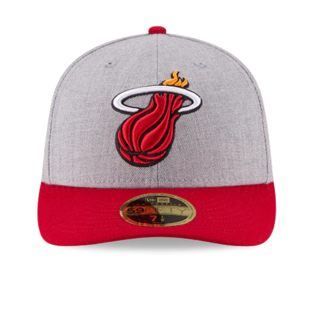 [70344218] Mens New Era NBA Low Profile Authentic 59Fifty - Miami Heat