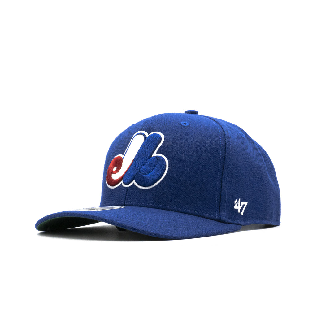 Mens 47 Brand Montreal Expos MVP DP Snapback - Royal Blue