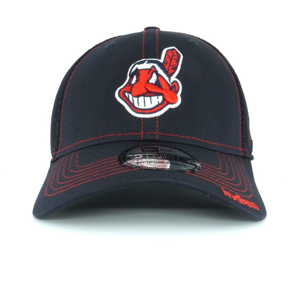 [11126549] Mens New Era MLB Neo 3930 Flex - Cleveland Indians