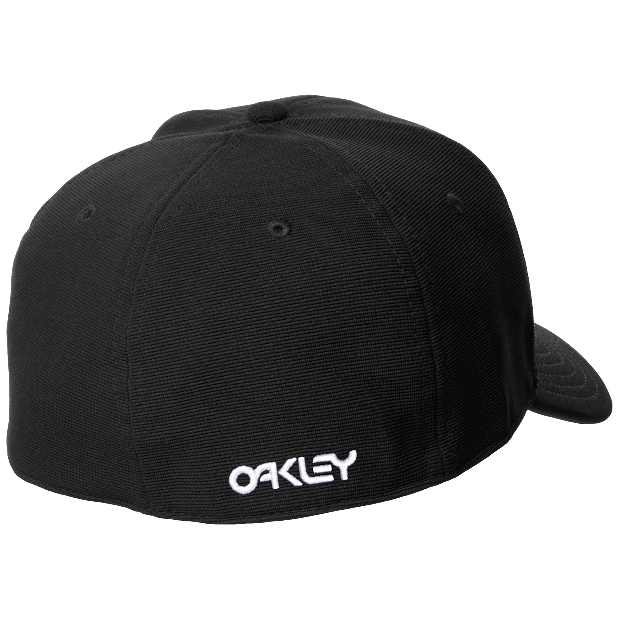 [912209-01V] Mens Oakley 6 Panel Stretch Metallic Hat