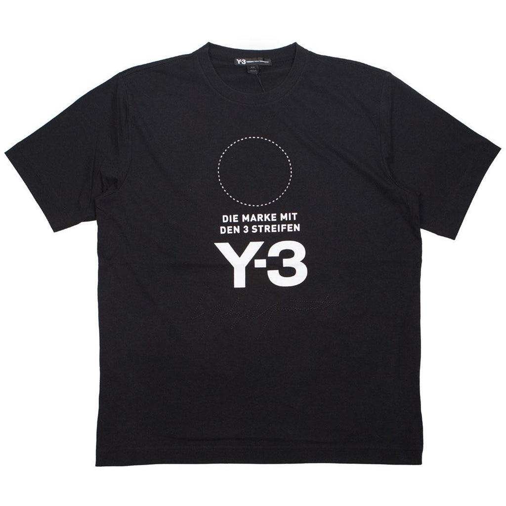 [DP0477] Mens Adidas Y-3 Stacked Short Sleeve Tee