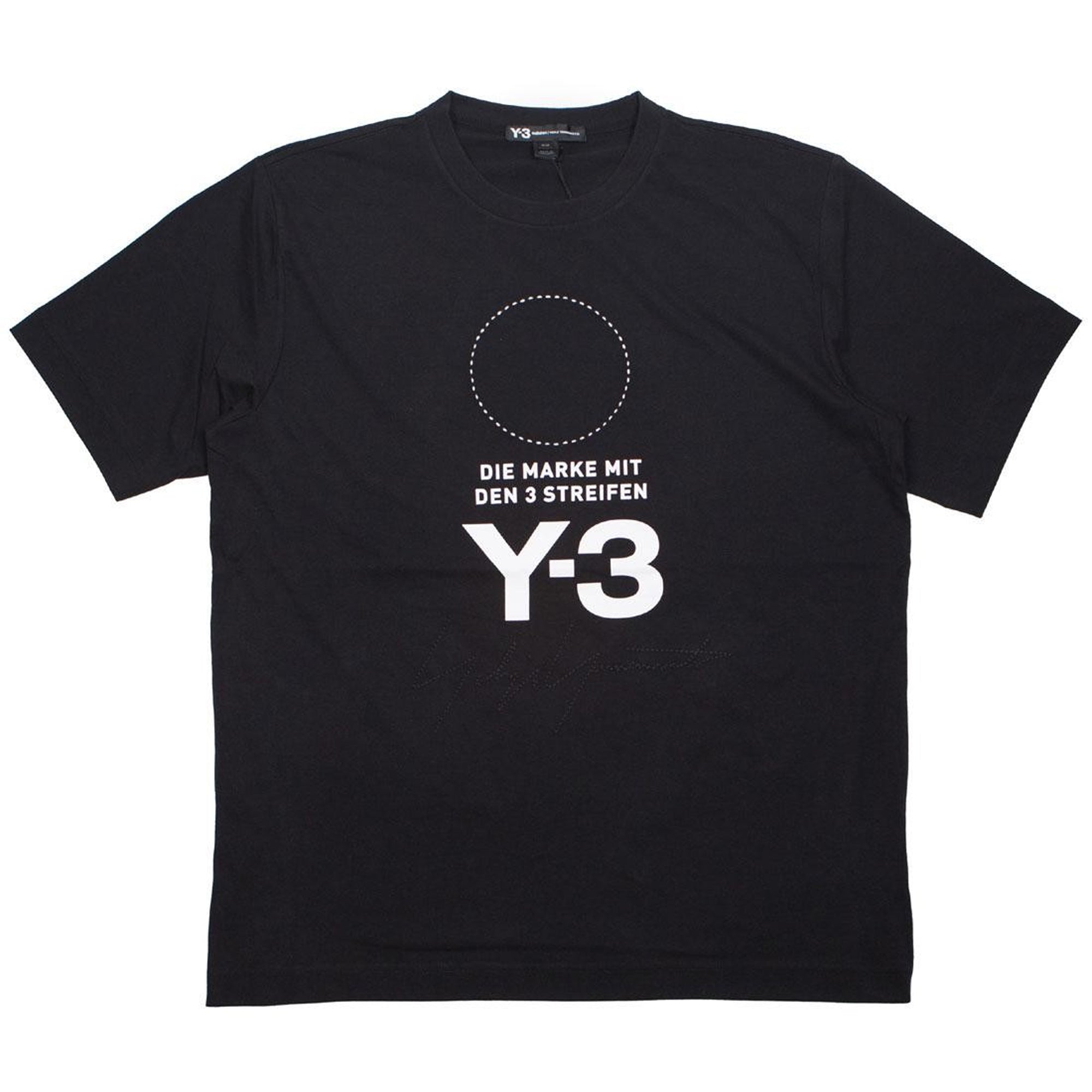 [DP0477] Mens Adidas Y-3 Stacked Short Sleeve Tee