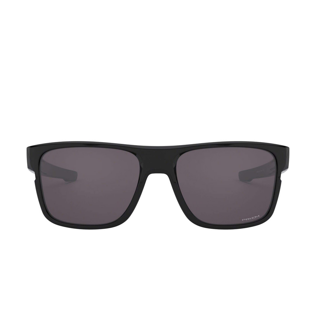 [OO9361-32] Mens Oakley Crossrange Sunglasses - Polished Black/Prizm Grey
