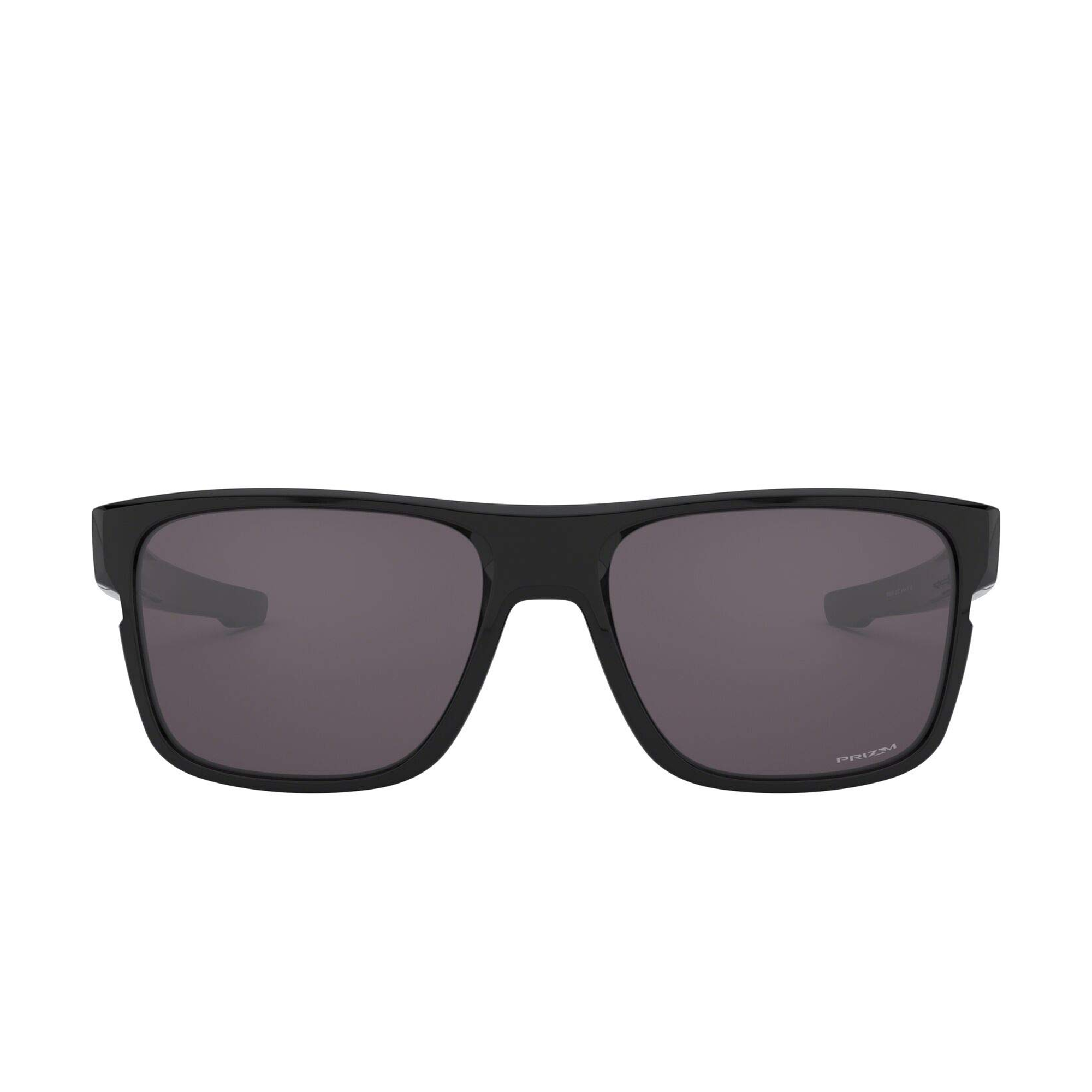 [OO9361-32] Mens Oakley Crossrange Sunglasses - Polished Black/Prizm Grey