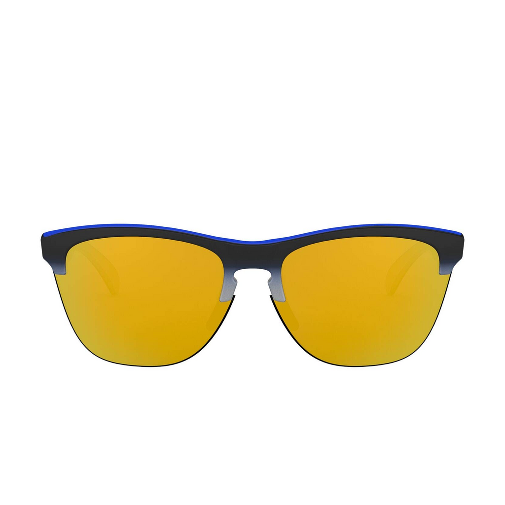 [OO9374-17] Mens Oakley Frogskins Lite Sunglasses - Black Fade/24K Iridium