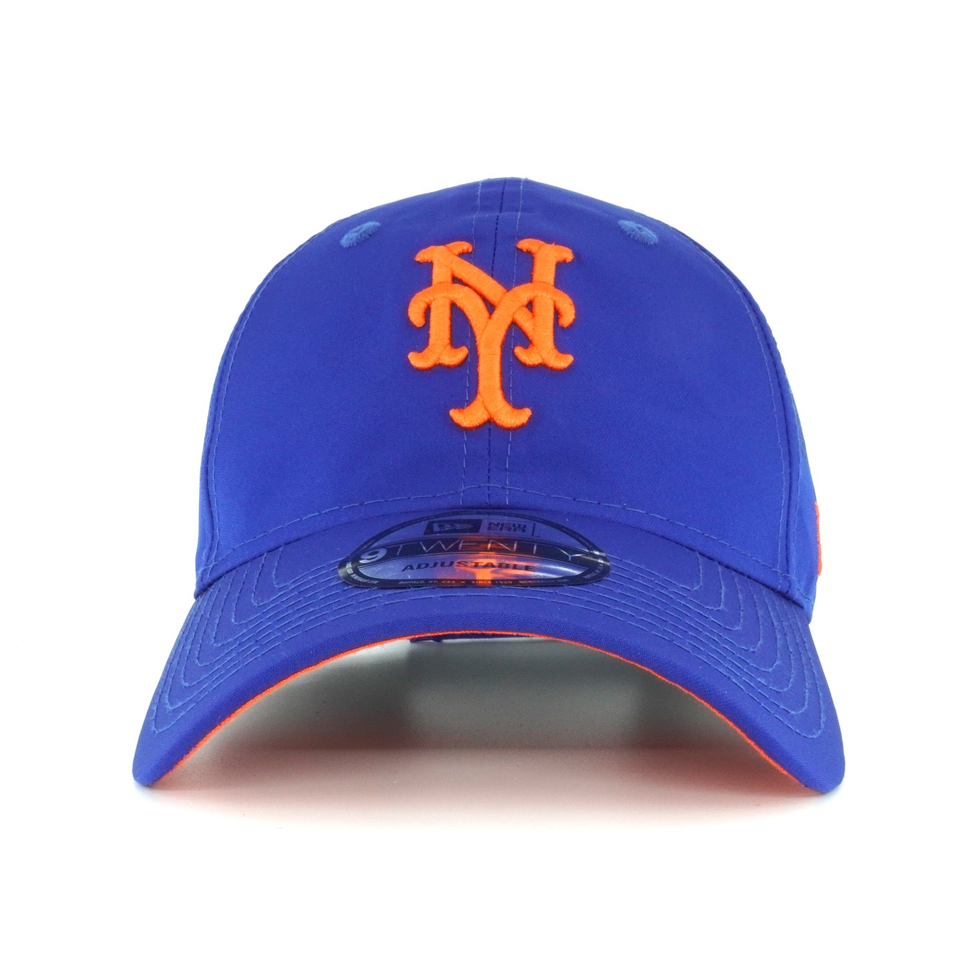 [11591242] Mens New Era MLB Perforated Pivot 9Twenty Adjustable - New York Mets