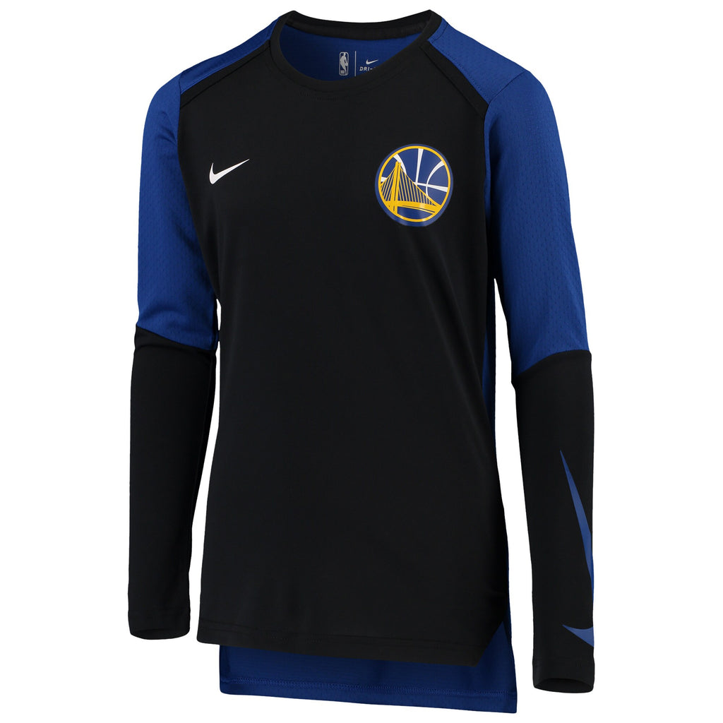 [941124-010] Mens Nike NBA Golden State Warriors Dri-Fit Long Sleeve Shirt