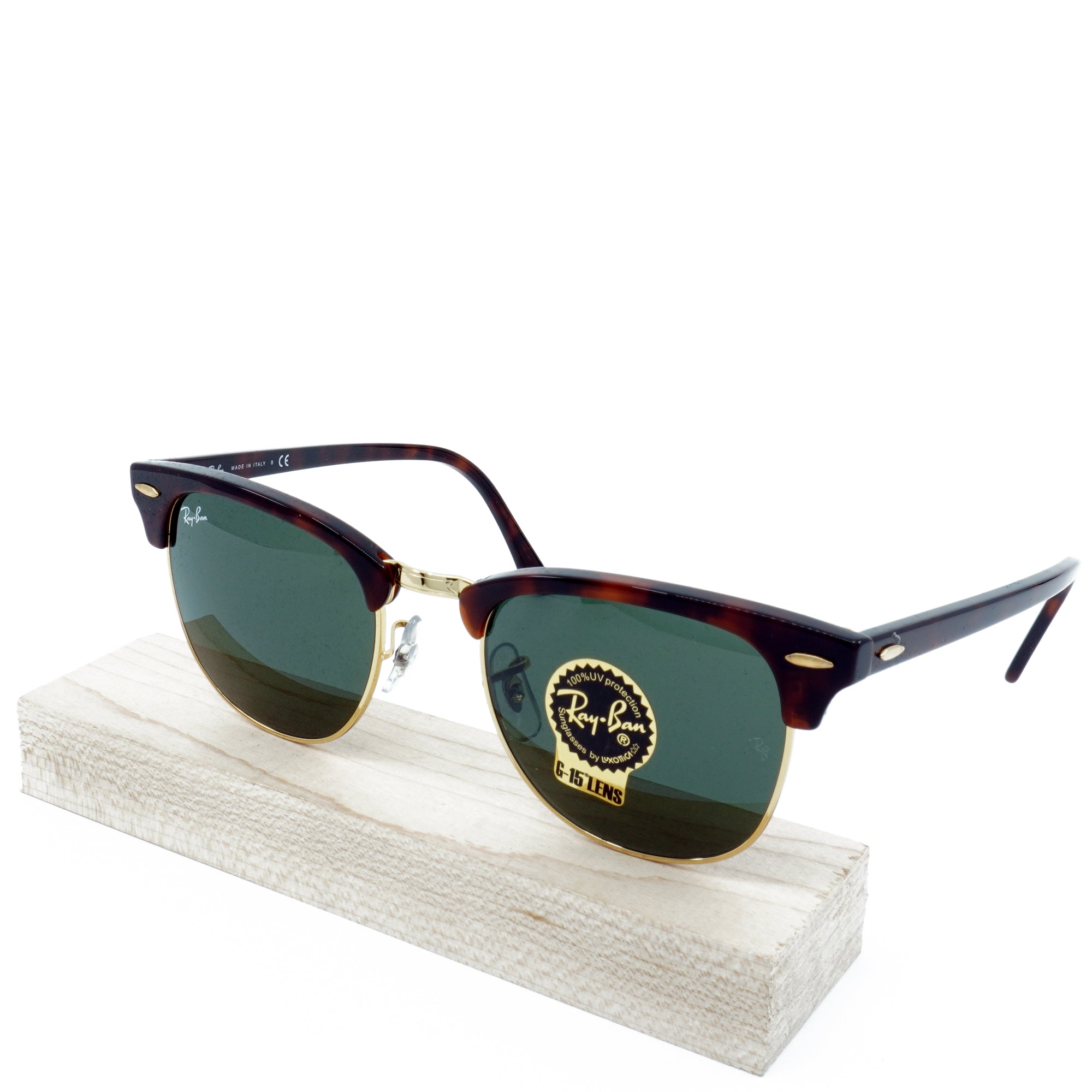 [RB3016-W0366_51] Mens Ray-Ban Clubmaster Classic Sunglasses
