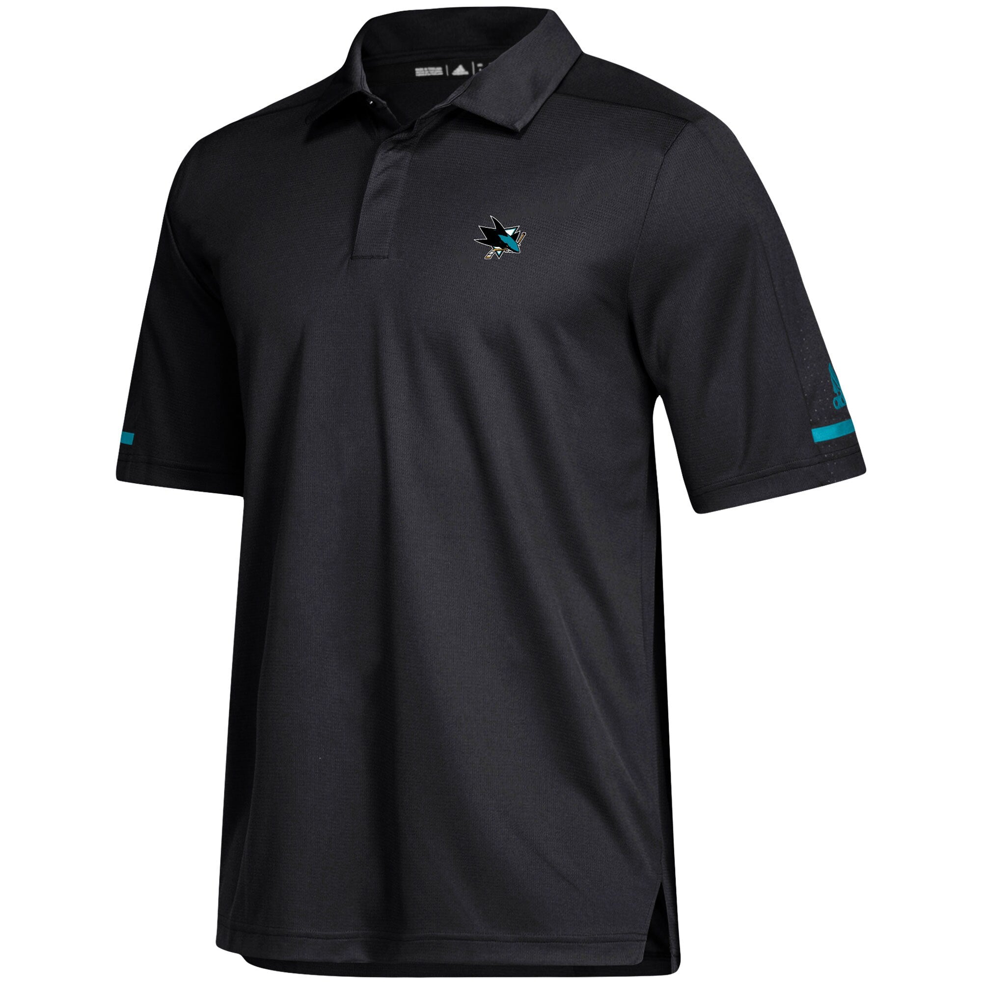 [D78078] Mens Adidas NHL San Jose Sharks GameDay Polo