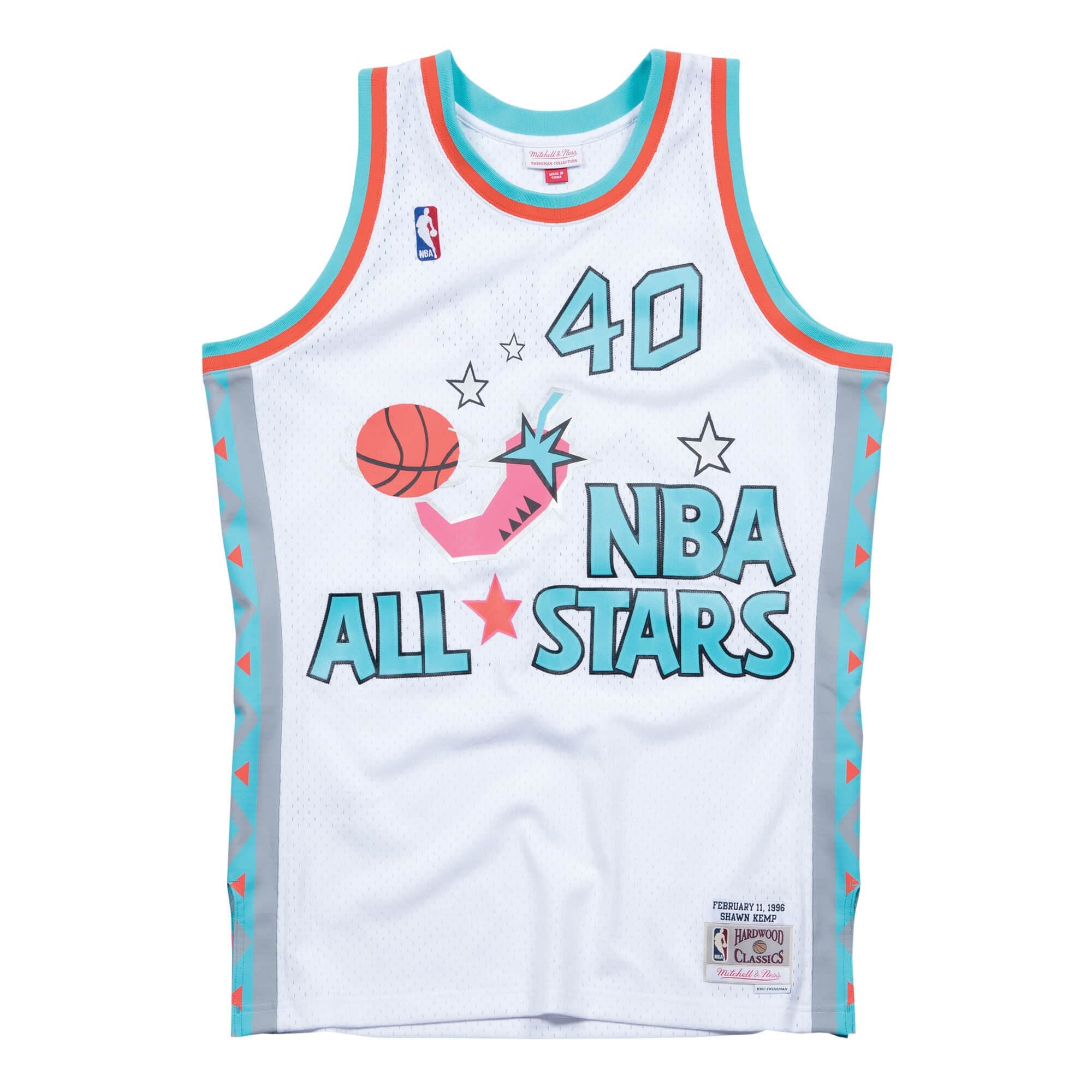Mens Mitchell & Ness NBA Swingman Jersey All Star 1996 Shawn Kemp