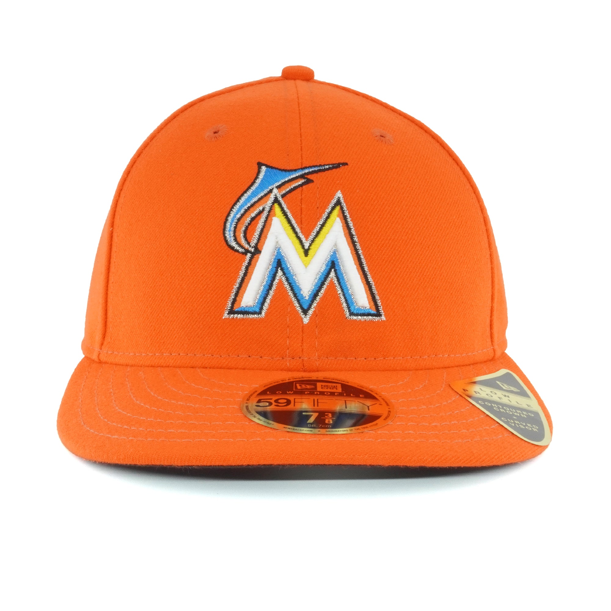 [70440220] Mens New Era MLB Low Profile Authentic 5950 - Miami Marlins Road 2018