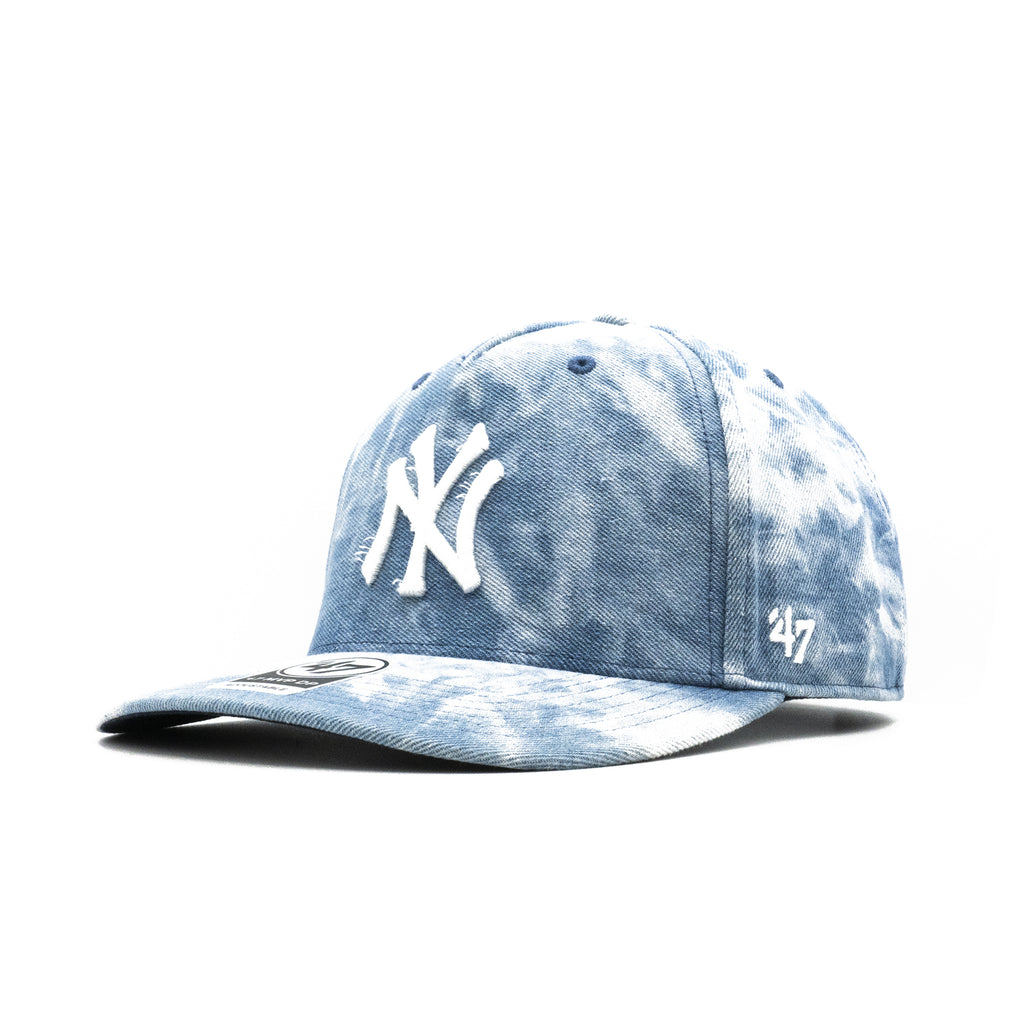 Mens 47 Brand NY Yankees MVP DP Strapback - Denim Wash