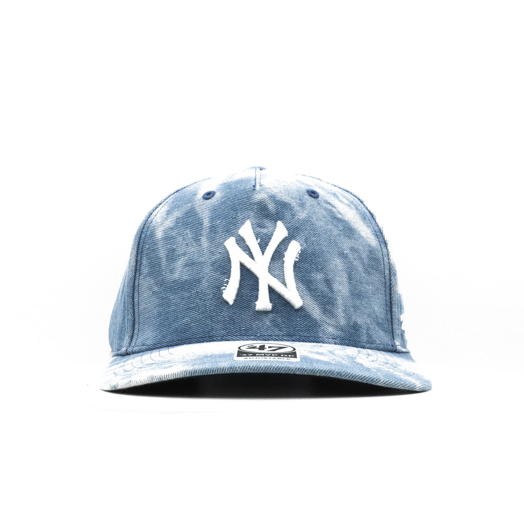 Mens 47 Brand NY Yankees MVP DP Strapback - Denim Wash