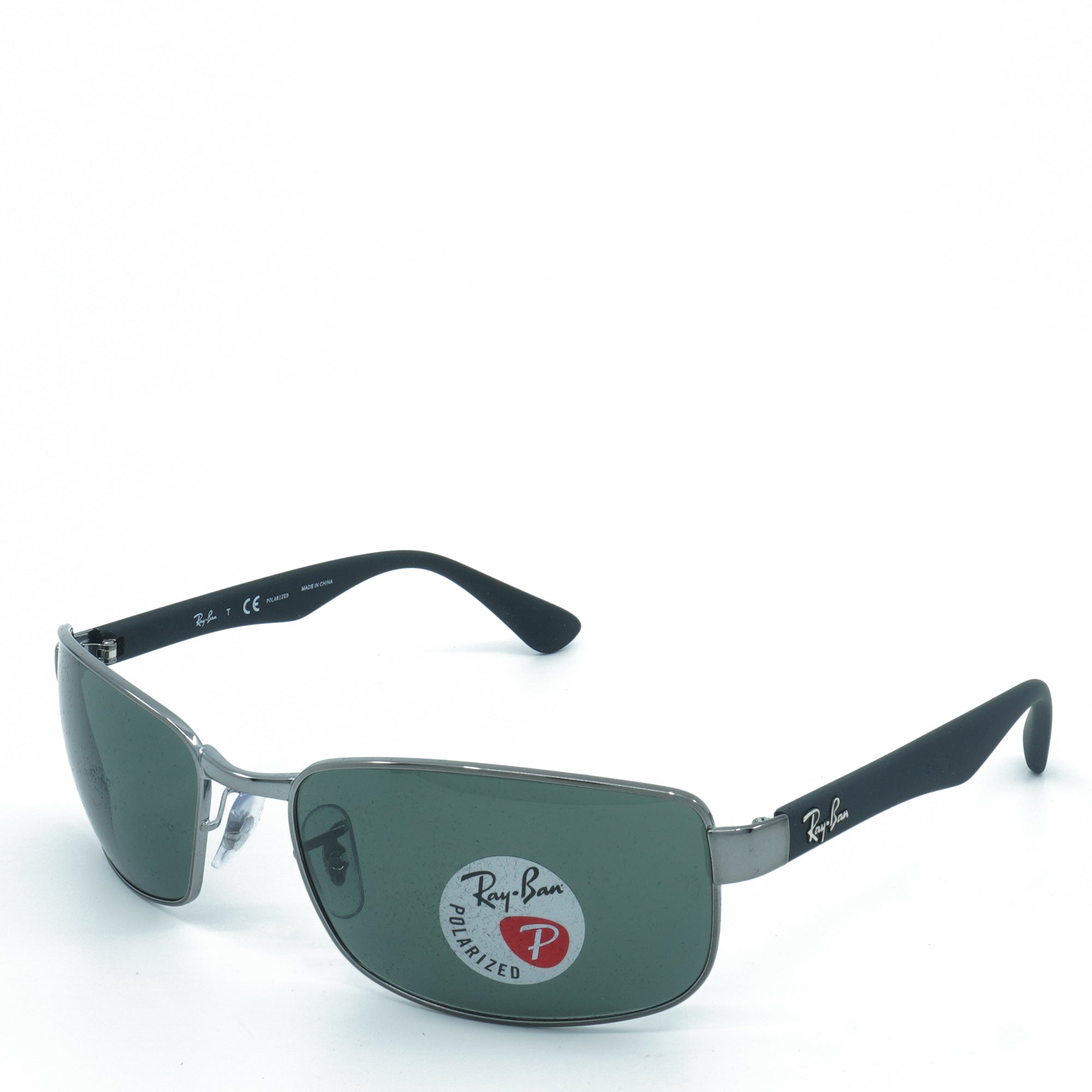 [RB3478-004/58_60] Mens Ray-Ban Rectangular Polarized Sunglasses