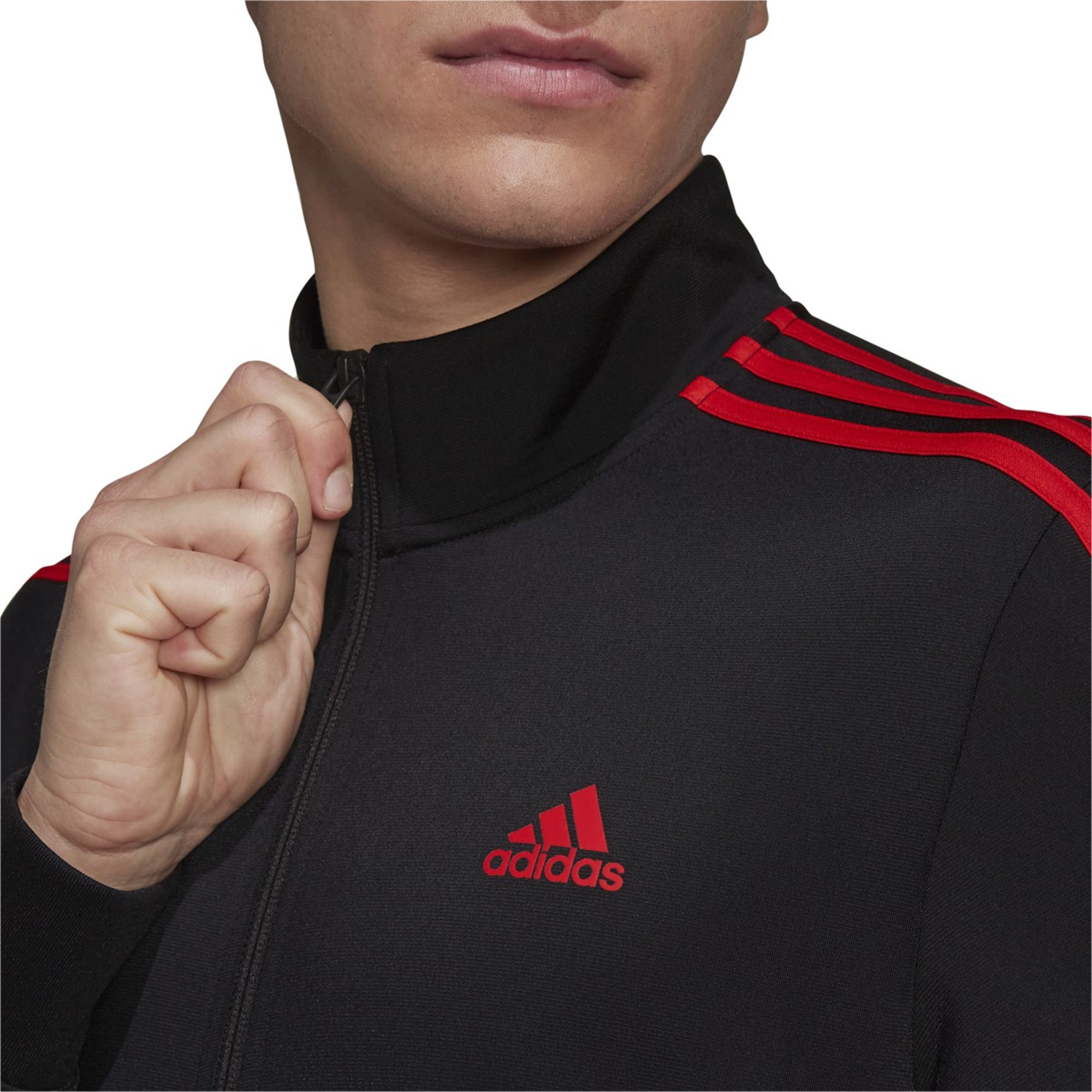 [HE1635] Mens Adidas Warm-Up Tricot 3-Stripes Track Jacket