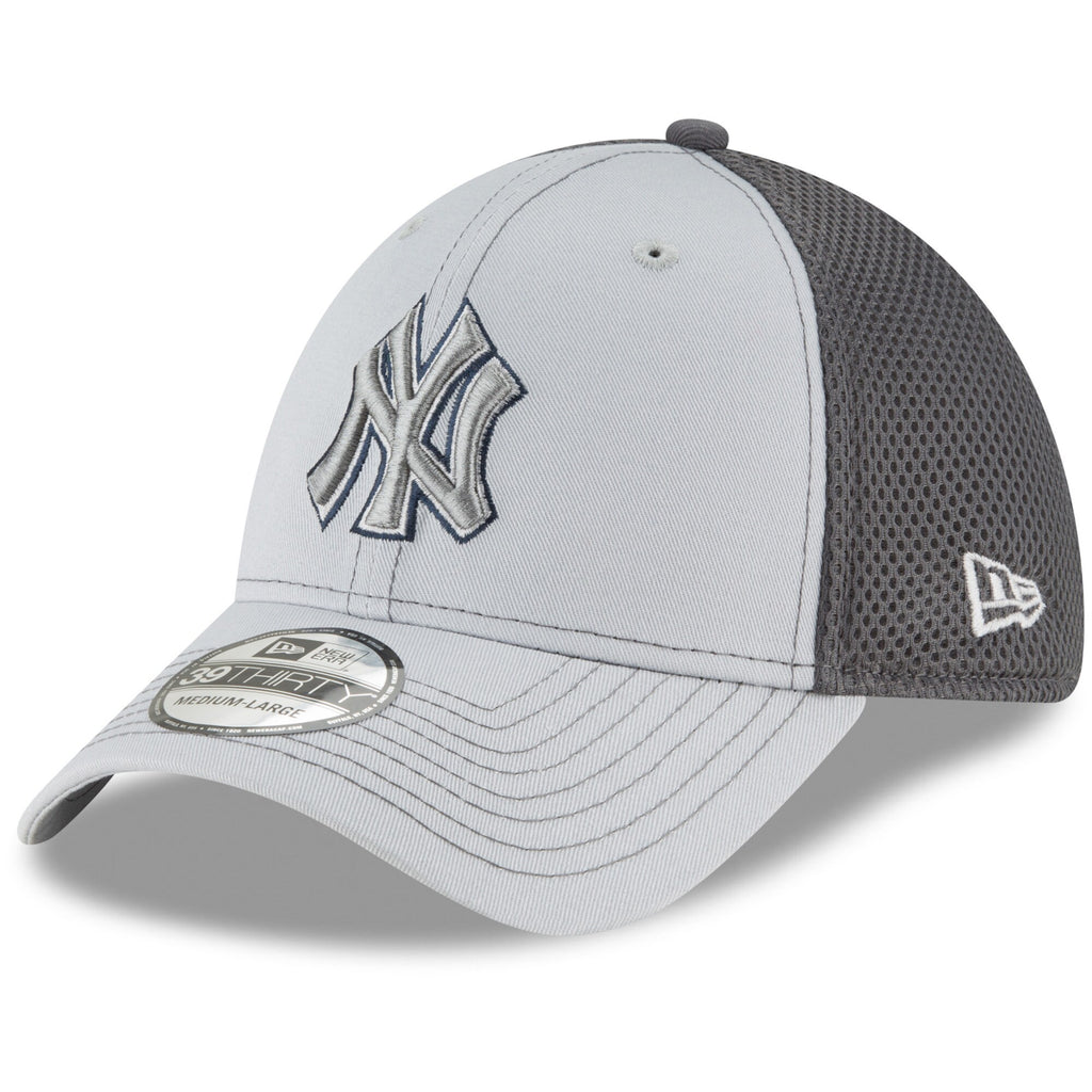 [11594971] Mens New Era MLB Grayed Out 3930 Flex - NY Yankees