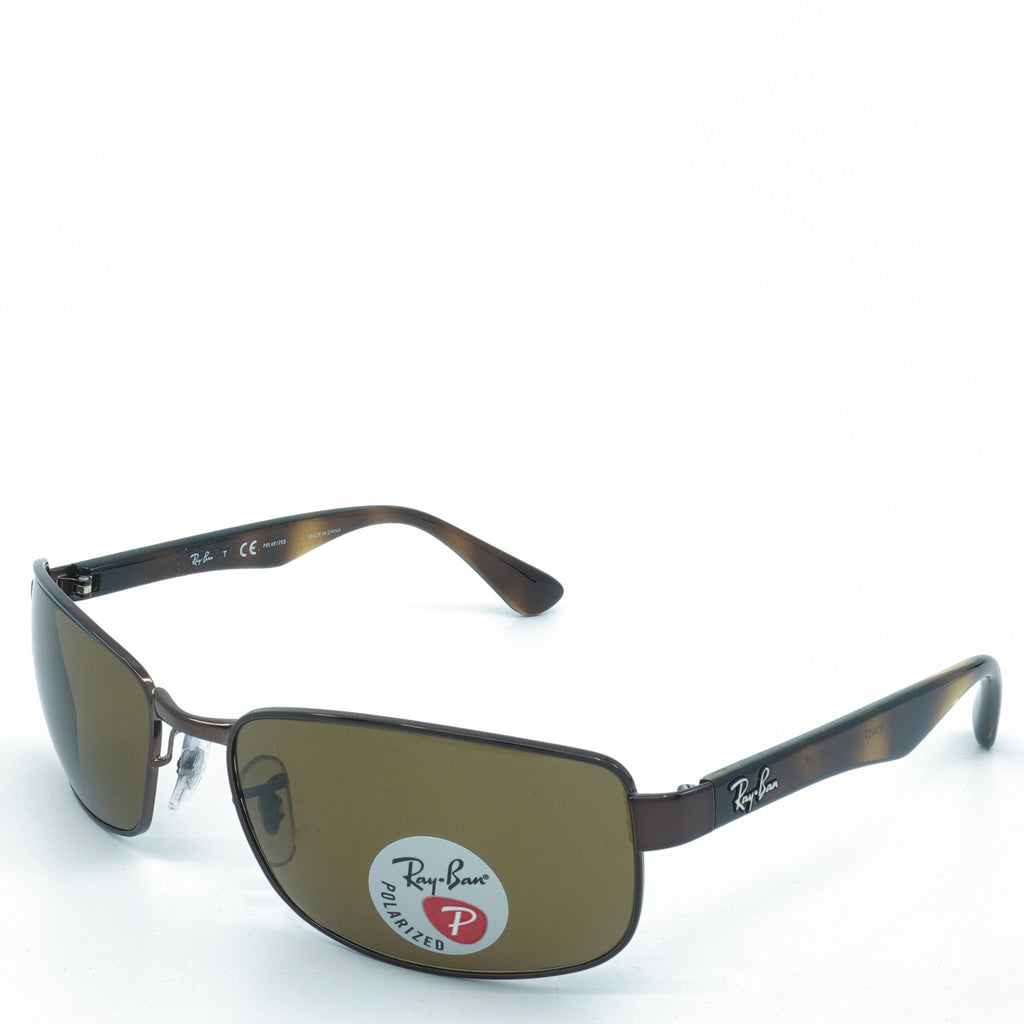 [RB3478-014/57_60] Mens Ray-Ban Rectangular Polarized Sunglasses