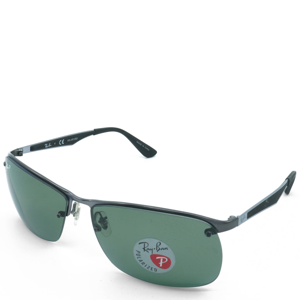 [RB3550-029/9A_64] Mens Ray-Ban Rectangular Polarized Sunglasses