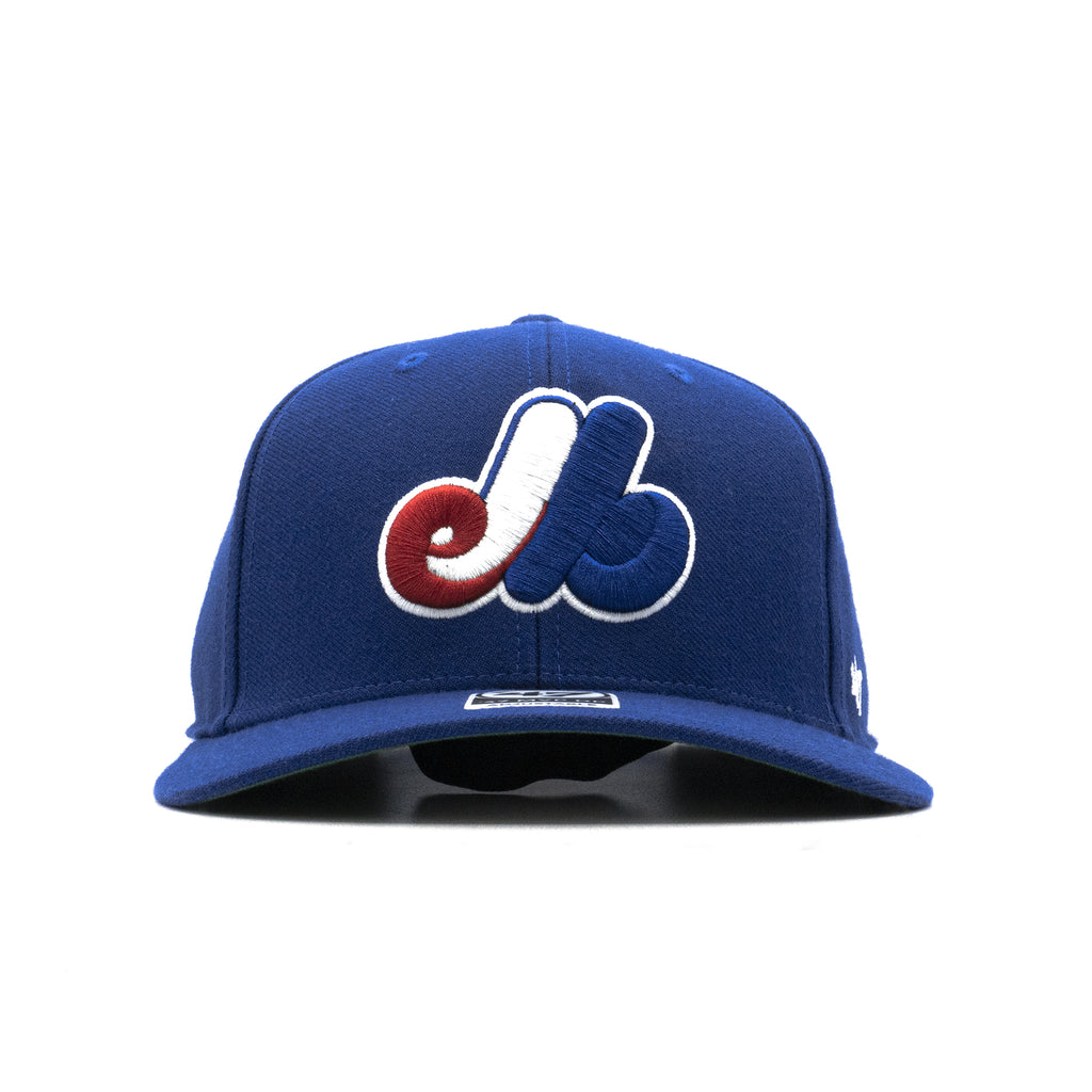 Mens 47 Brand Montreal Expos MVP DP Snapback - Royal Blue