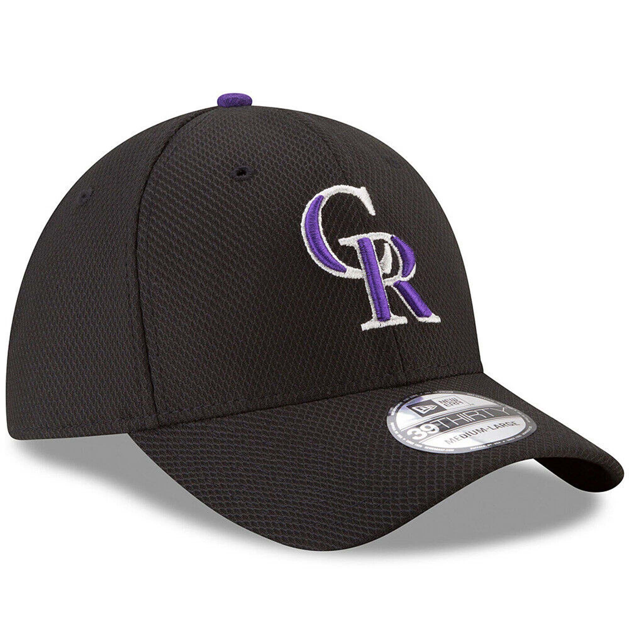 [11403325] Mens New Era MLB Diamond Era Classic 39Thirty Stretch Cap Colorado Rockies