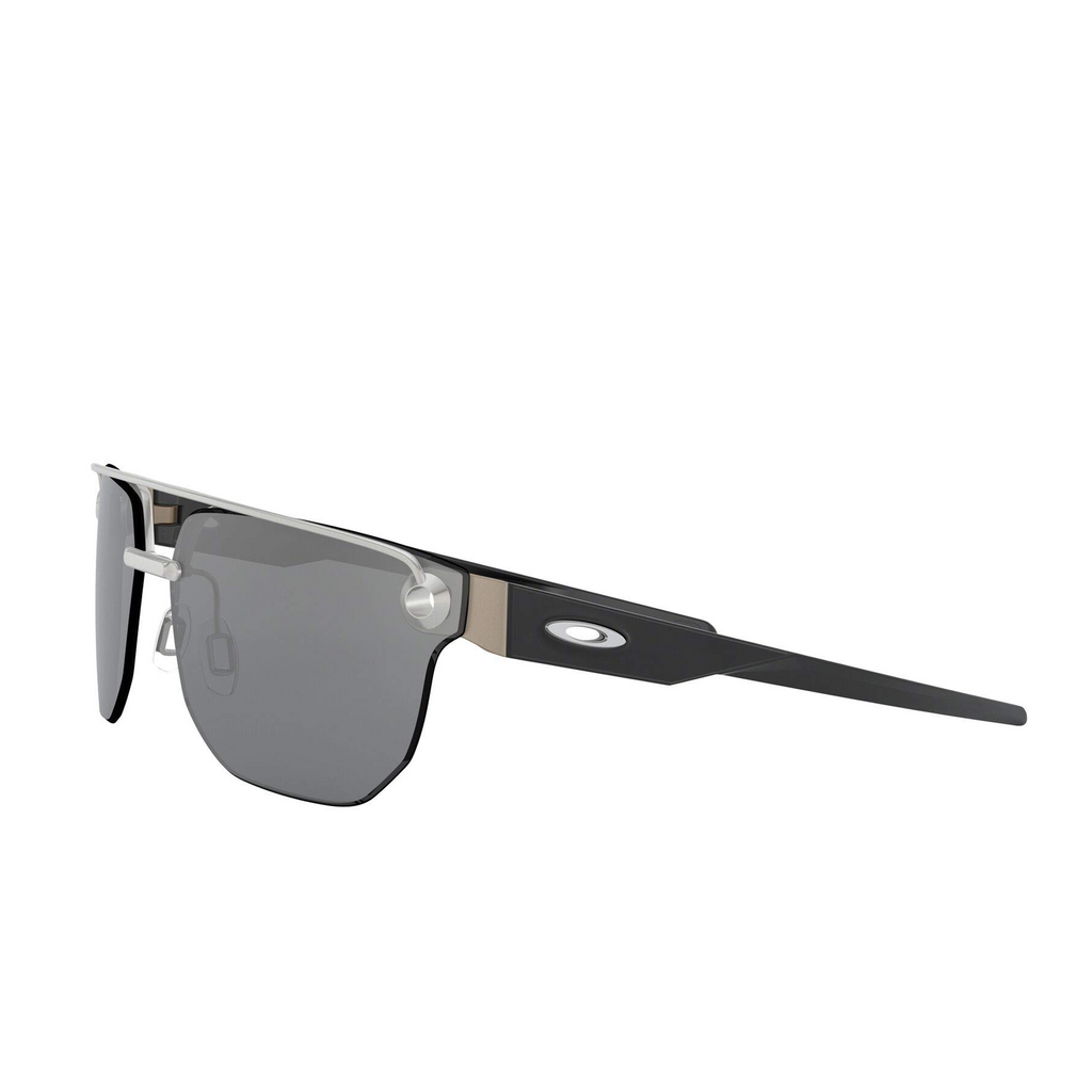 [OO4136-05] Mens Oakley Chrystl Sunglasses - Satin Chrome/Prizm Black