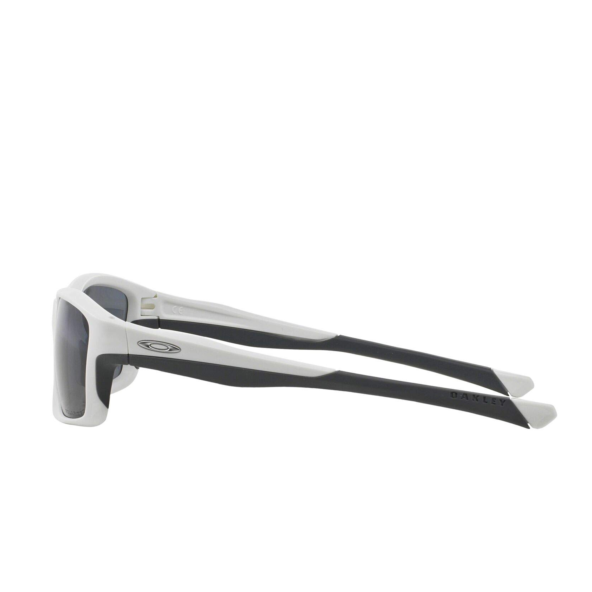 [OO9247-07] Mens Oakley Chainlink Polarized Sunglasses - Matte White/Grey