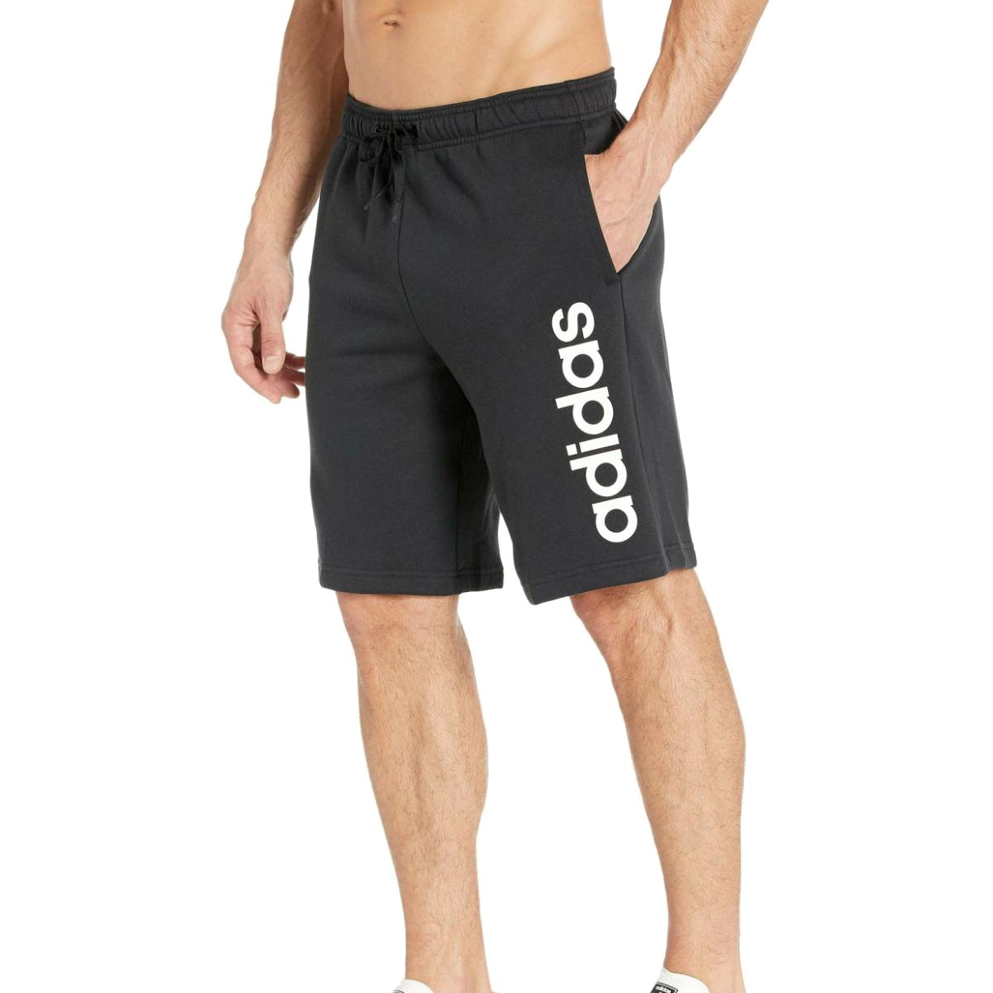 [FI7172] Mens Adidas Essentials Linear Fleece Short