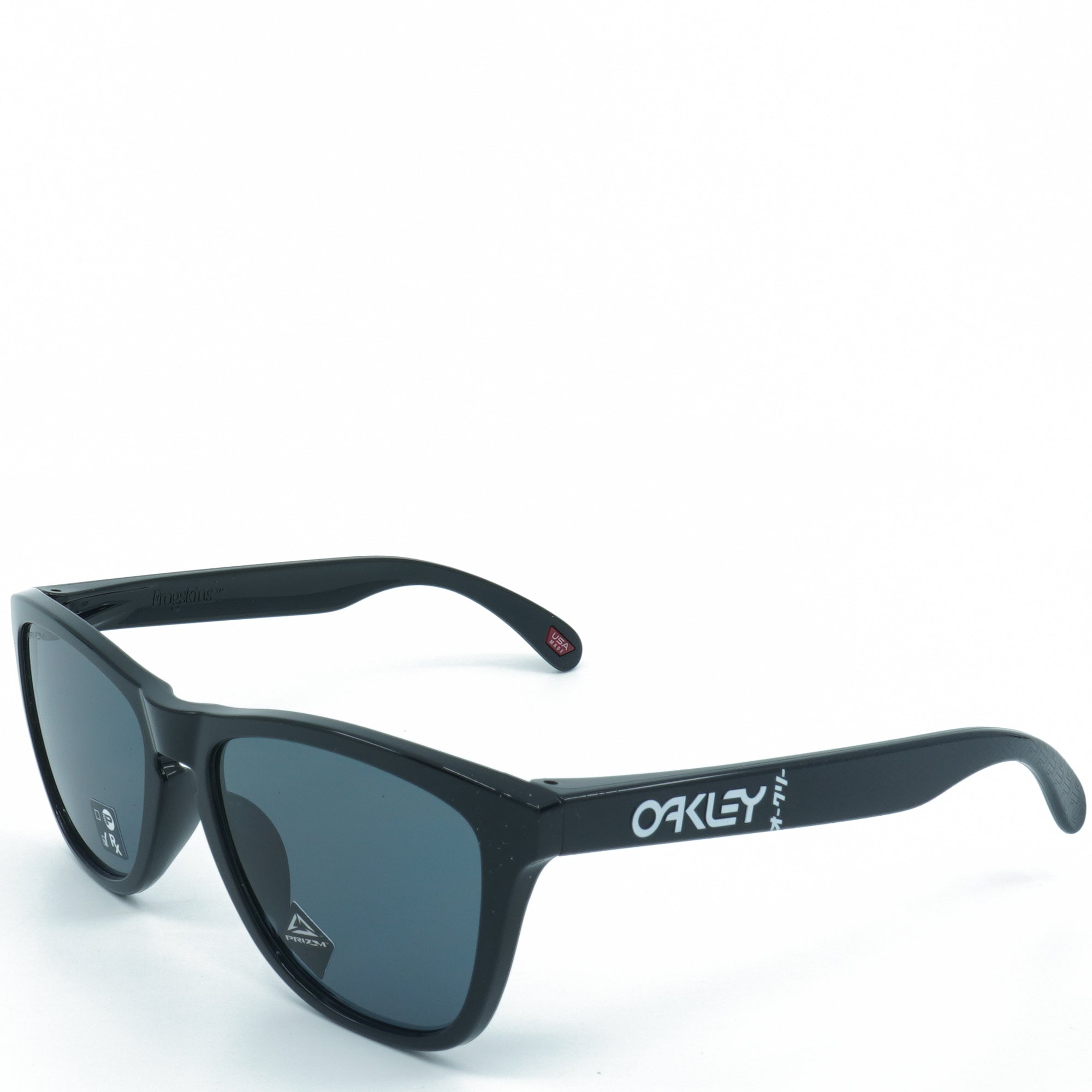 [OO9245-B5] Mens Oakley Frogskins (A) Sunglasses - Polished Black/Prizm Grey