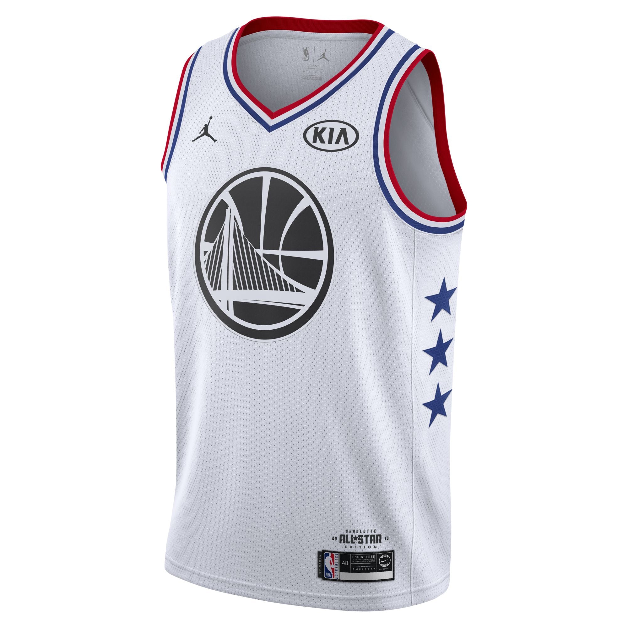 [BV3574-103] Mens Nike NBA Golden State Warriors Durant AllStar Edition Swingman Jersey