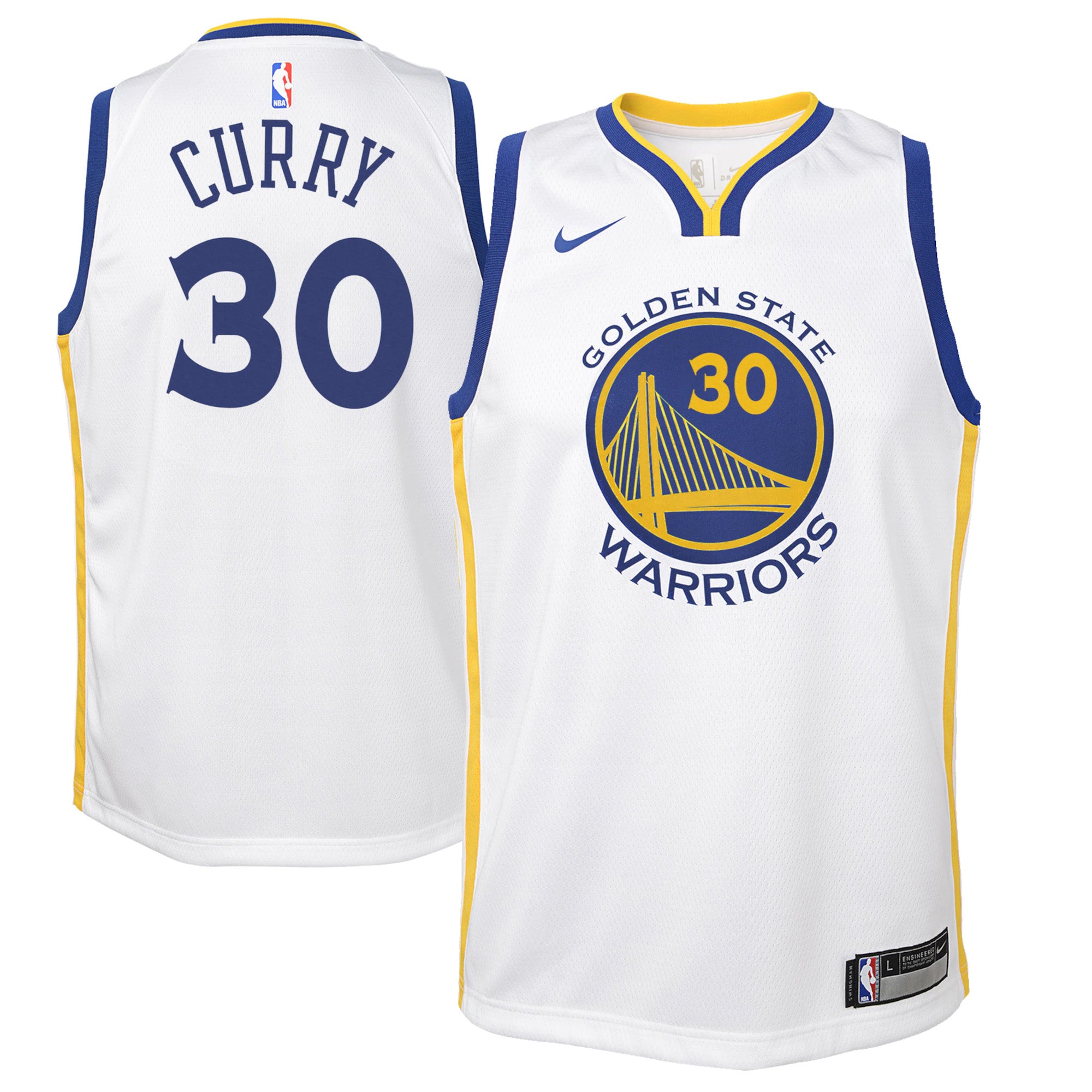 [9Z2B7BZ1P-CURRY] Youth Nike NBA GS Warriors Home Swingman Jersey - Curry