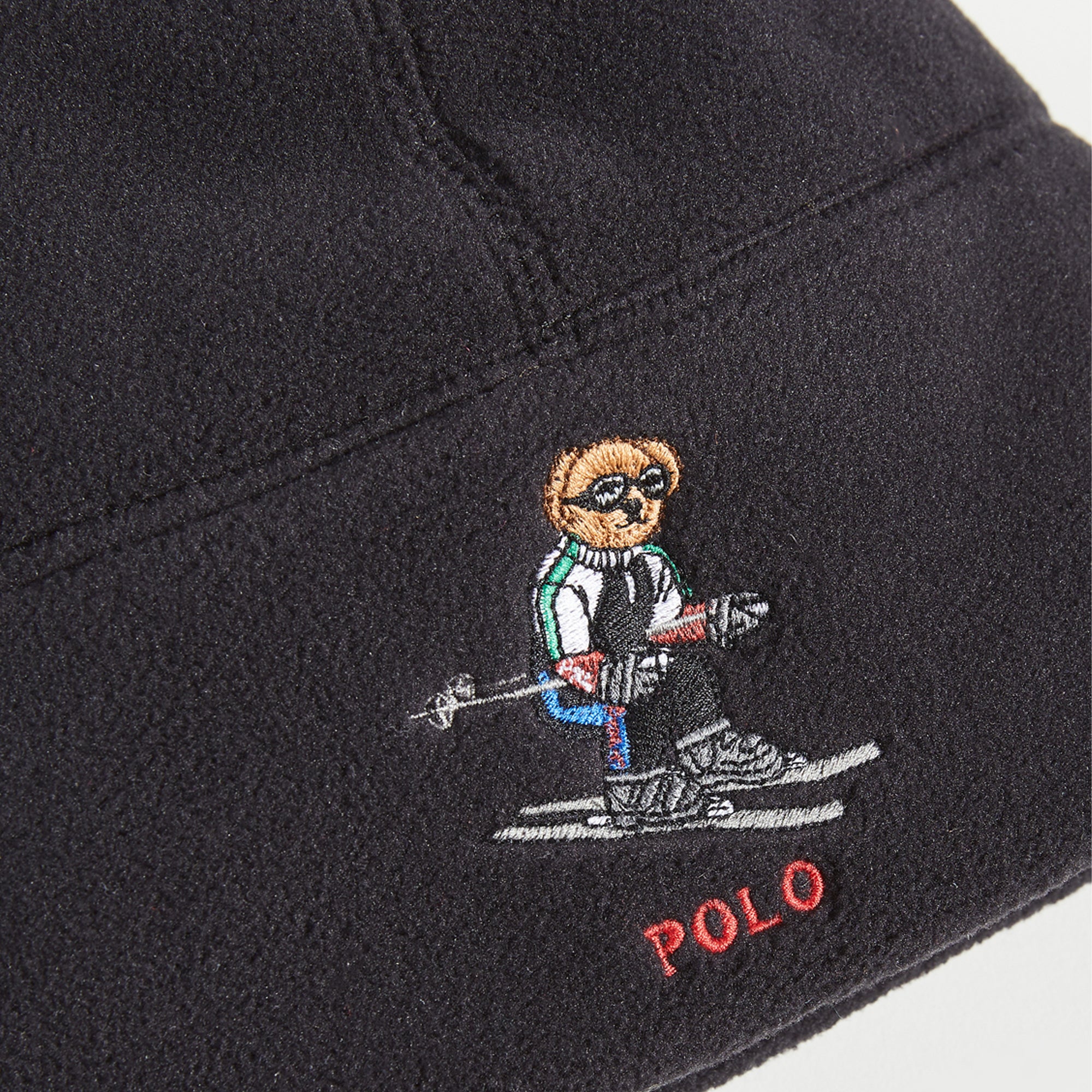 [PC0599-001] Mens Polo Ralph Lauren Holiday Sport Bear Fleece Hat