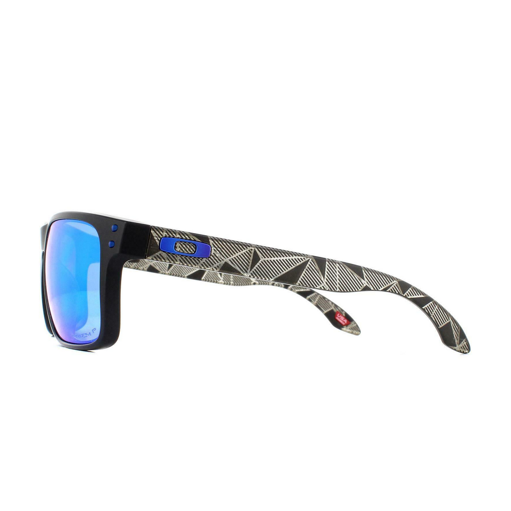 [OO9102-H0] Mens Oakley Holbrook Polarized Sunglasses - Black/PRIZM Sapphire