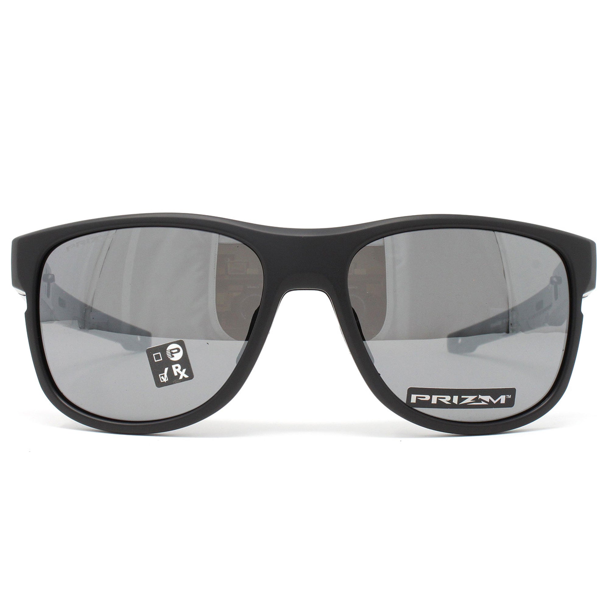 [OO9359-02] Mens Oakley Crossrange R Sunglasses - Matte Black/Prizm Iridium