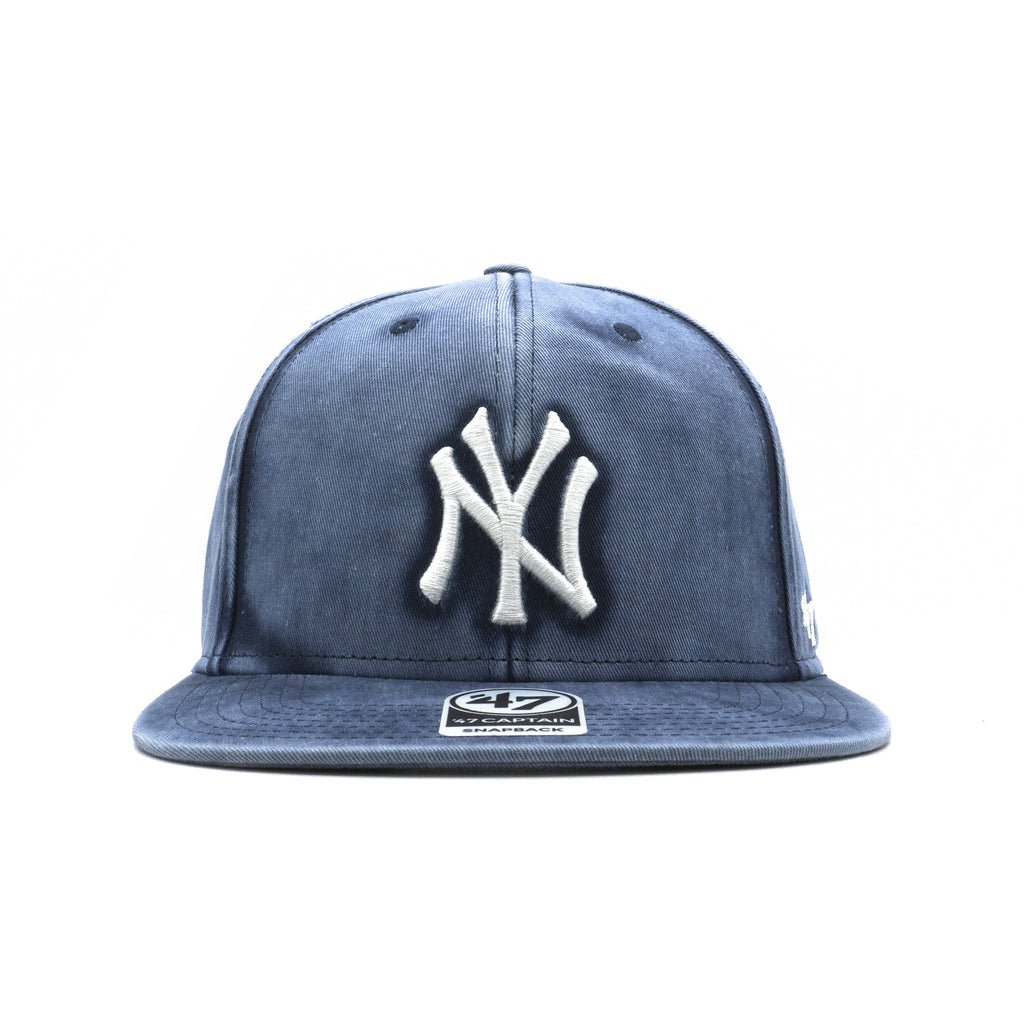Mens 47 Brand NY Yankees Captain Snapback - Blue