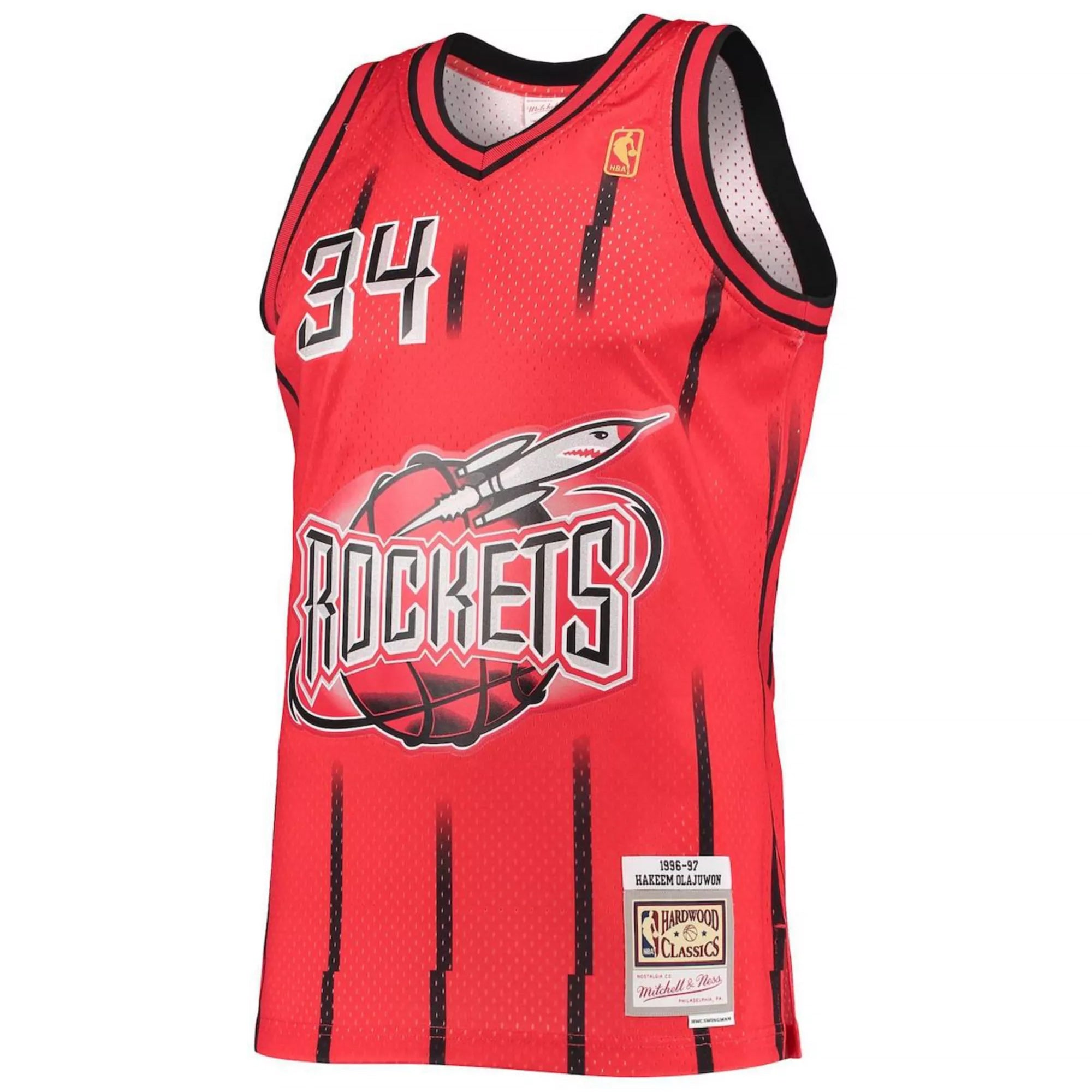 Mens Mitchell & Ness NBA RELOAD SWINGMAN JERSEY - ROCKETS 1996 HAKEEM OLAJUWON