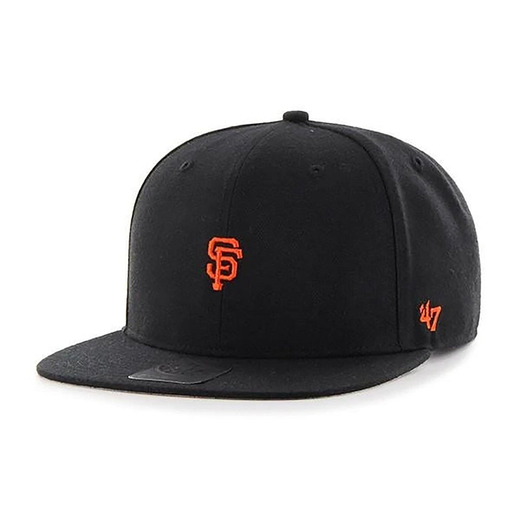 Mens 47 Brand SF Giants Captain Snapback - Black - sneakAR
