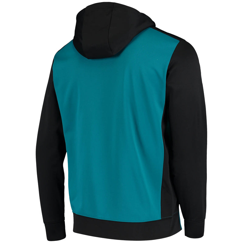 [DN2838] Mens Adidas NHL San Jose Sharks Full Zip Hoodie