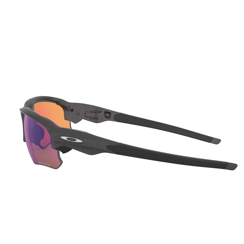 [OO9373-04] Mens Oakley Flak Draft (A) Sunglasses - Steel/Prizm Golf