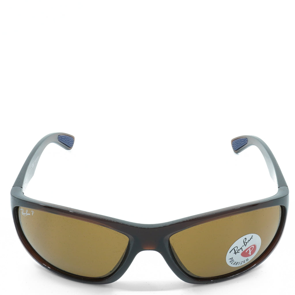 [RB4188-600/783_63] Mens Ray-Ban Rectangle Polarized Sunglasses