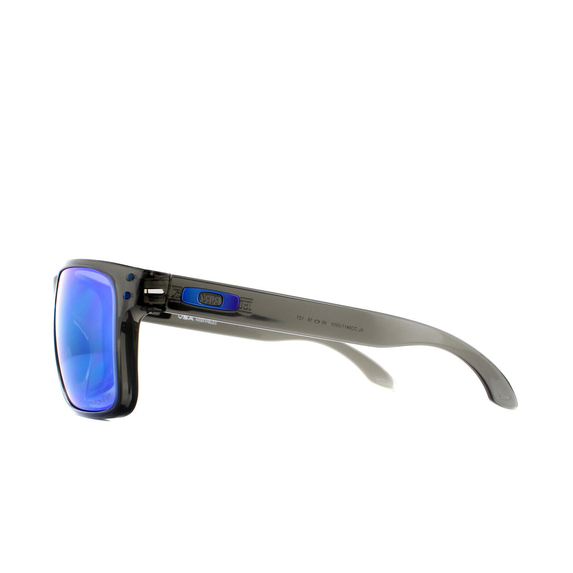 [OO9417-09] Mens Oakley Holbrook XL Polarized Sunglasses - Grey Smoke/Sapphire