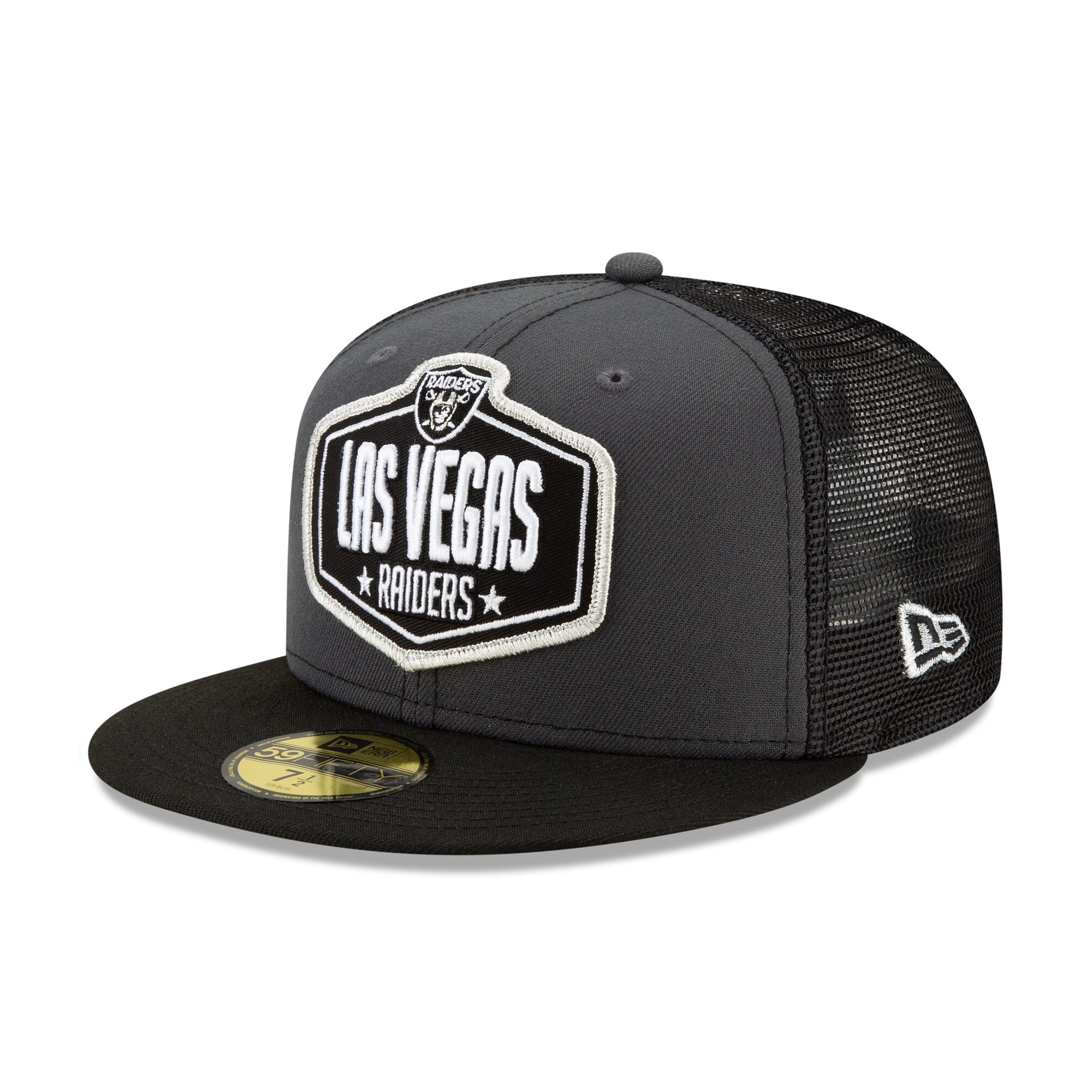 [60139124] Mens New Era NFL 2021 Draft 59Fifty Fitted - Las Vegas Raiders