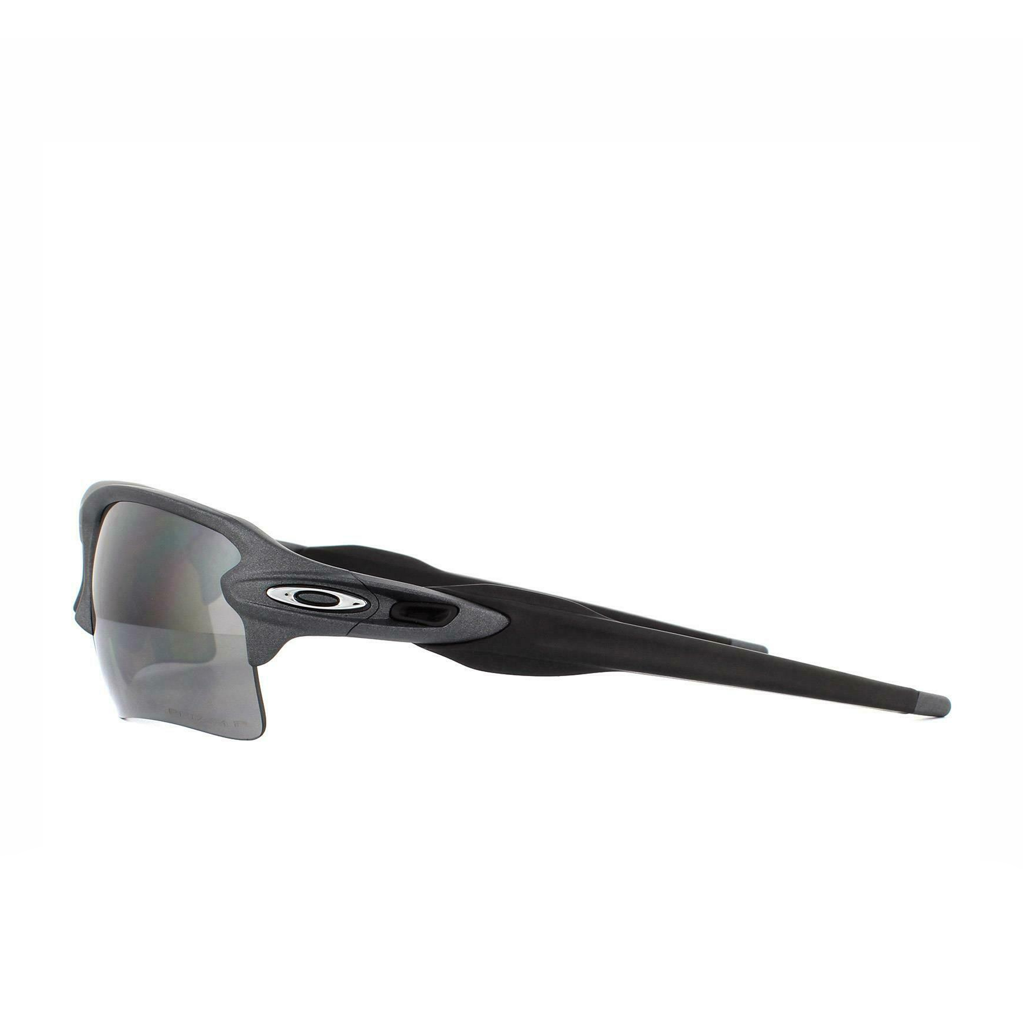 [OO9188-F8] Mens Oakley Flak 2.0 XL Polarized Sunglasses - Steel/PRIZM Black