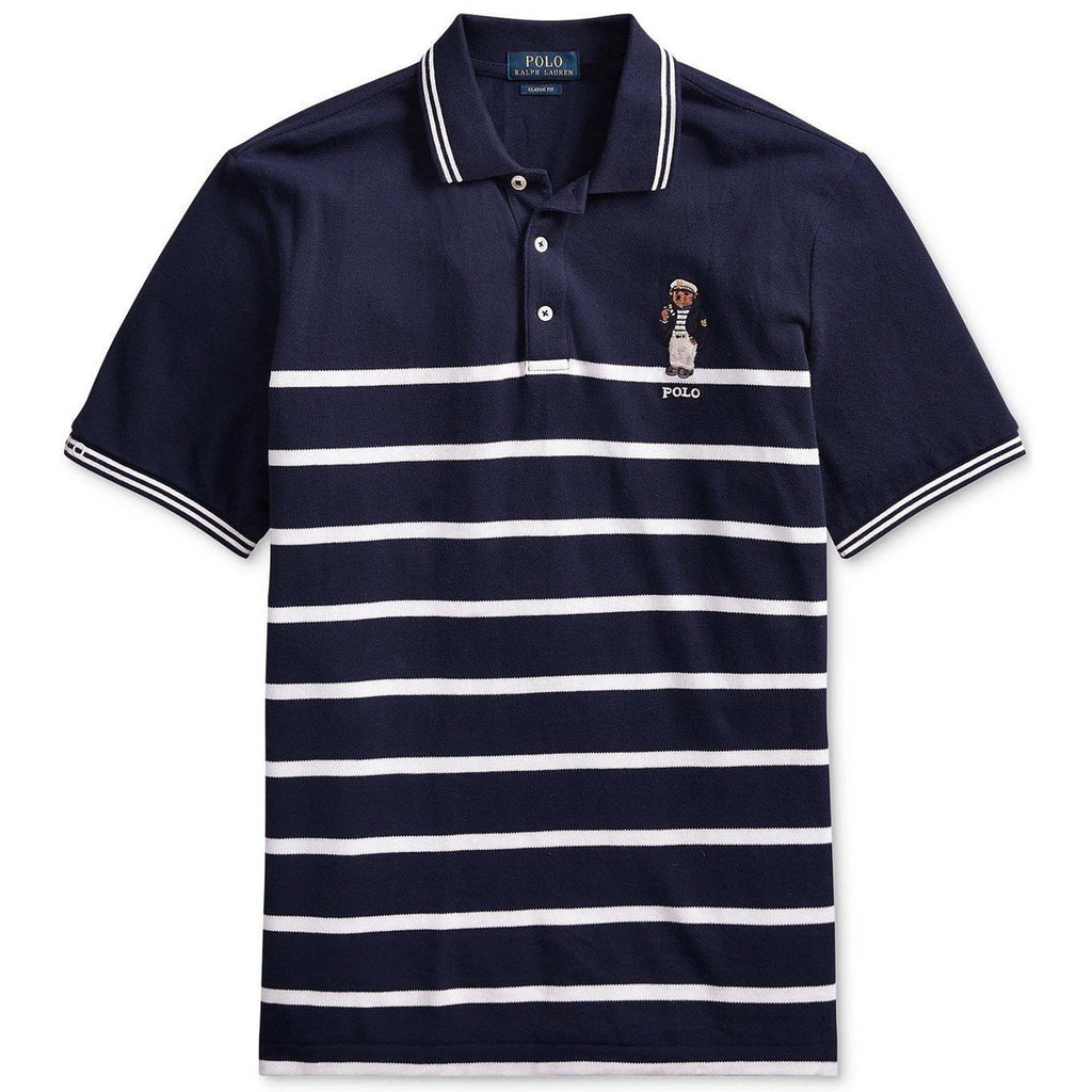 [710741110001] Polo Ralph Lauren Mens Classic Classic Fit Polo - Sailor Bear